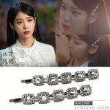 Crystal Hair Clips Korea Style Women Rhinestone Barrettes