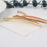 Crystal Hair Clips Korea Style Women Rhinestone Barrettes