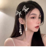 Trending Butterfly Hairpin for Girls Hollow Metal Hair Clip