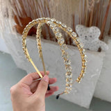 Bridal Hair Headband Multi-Layer Rhinestone European American