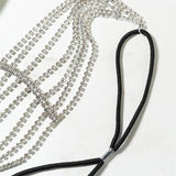 Bridal Hair Headband Multi-Layer Rhinestone European American