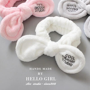 Rabbit Ear Hair Elastics for Women - Winter Gift