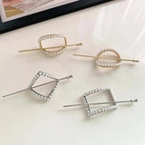 Women's Pearl Hairpin Metal Hair Fork Headdress Wedding Accessories