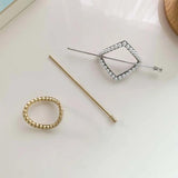 Women's Pearl Hairpin Metal Hair Fork Headdress Wedding Accessories