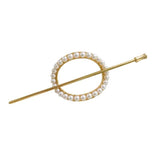 Women's Pearl Hairpin Metal Hair Fork Headdress Wedding Accessories