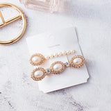 Rhinestone Pearl Hair Pins Wedding Accessories