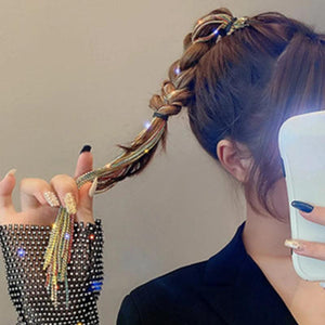 Multicolor Tassel Rhinestone Hairpin for Women