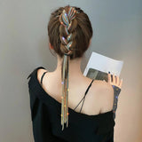 Multicolor Tassel Rhinestone Hairpin for Women