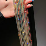Multicolor Tassel Rhinestone Hairpin for Women