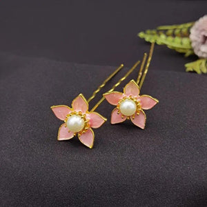 Vintage Chinese Metal Hairpin Hair Clip for Women