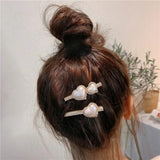Heart Rhinestone Hairgrips for Women