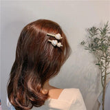 Heart Rhinestone Hairgrips for Women