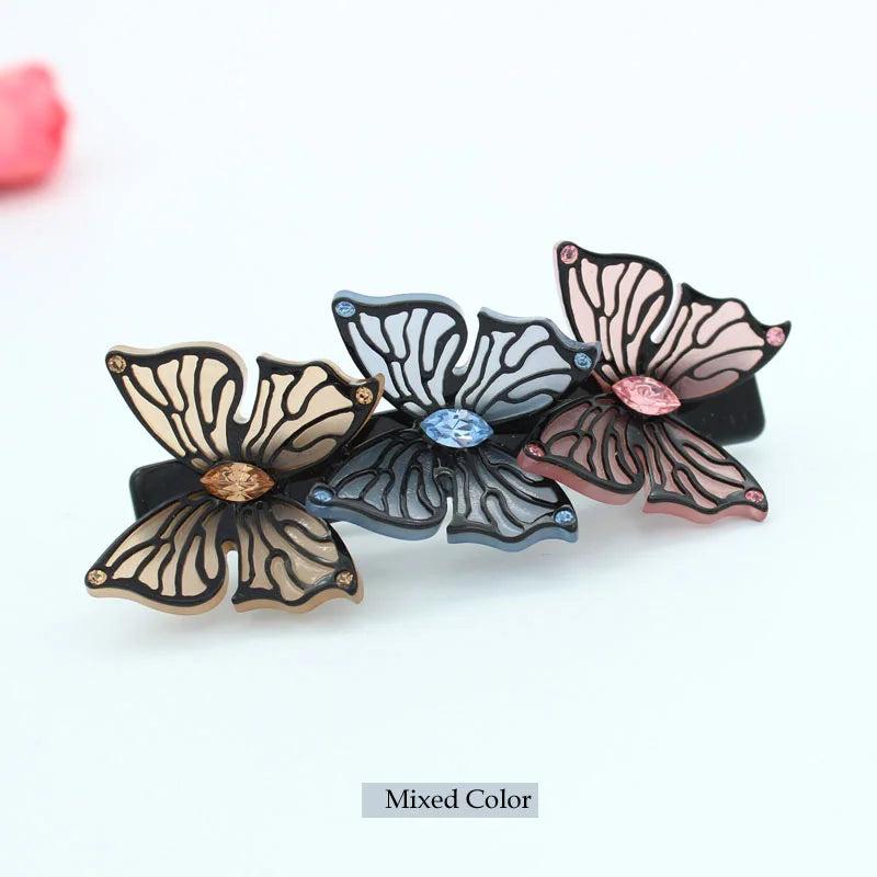 Butterfly Hair Clip - Cellulose Acetate Barrett