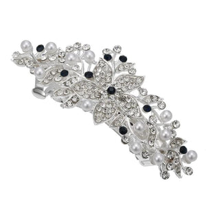 Crystal Flower Hair Claws Clips Hair Accessories Women Hairpin Headband