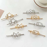 Geometric Style Hairpin for Women Wedding Head Jewelry