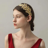 Silver Leaf Wreath Bride Hair Accessories Hair Band