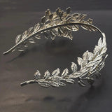 Silver Leaf Wreath Bride Hair Accessories Hair Band