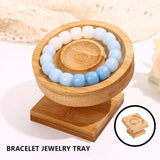 Wood Bracelet Tray Bead Pendant Jewelry Organizer Stand