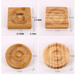 Wood Bracelet Tray Bead Pendant Jewelry Organizer Stand