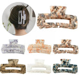 Leaf Shape Crystal Pearl Hair Clip Barrettes Feather Styling Hair Barrette