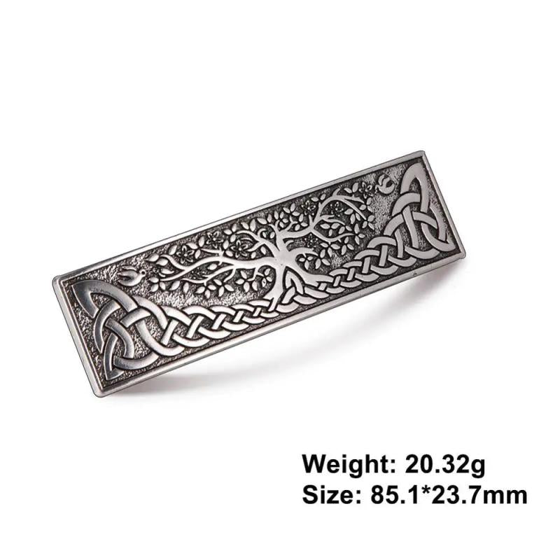 Vintage Tree of Life Hair Clip Witch Knot Hairpins Women Hair Accessories