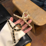 Geometric Claw Barrette Hair Clip for Women