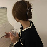 Geometric Claw Barrette Hair Clip for Women