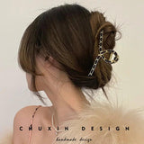 Geometric Claw Barrette Hair Clip for Women