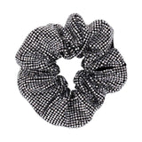 Rhinestone Silk Scrunchie Elastic Hair Band Ponytail Holder Headband