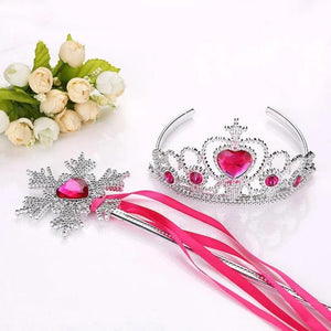 Snow Princess Snowflake Crown Children Hairbands Princess Wedding Bridal