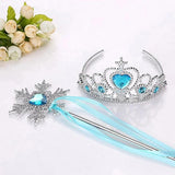 Snow Princess Snowflake Crown Children Hairbands Princess Wedding Bridal