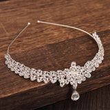 Crystal Water Rhinestone Tiara Crown Headband Wedding Bridal Pageant