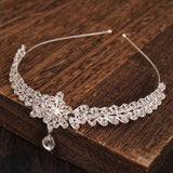 Crystal Water Rhinestone Tiara Crown Headband Wedding Bridal Pageant