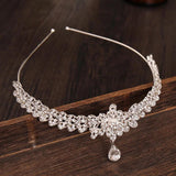 Crystal Water Rhinestone Tiara Crown Headband Wedding Bridal Pageant