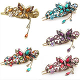 Rhinestone Hairpin Hair Claws Retro Hair Clips For Women
