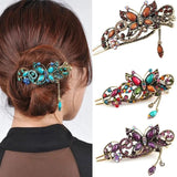 Rhinestone Hairpin Hair Claws Retro Hair Clips For Women