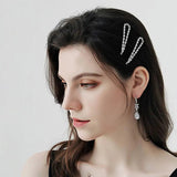CZ Hair Clips Wedding Bridal Accessories Jewelry Headpiece