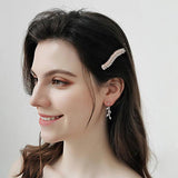 CZ Hair Clips Wedding Bridal Accessories Jewelry Headpiece
