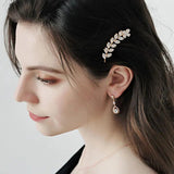 CZ Hair Clips Wedding Bridal Accessories Jewelry Headpiece