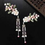 Chinese Flower Hairpins Clips Hanfu Dress Accessories