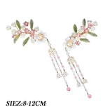 Chinese Flower Hairpins Clips Hanfu Dress Accessories