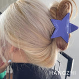 Colorful Acetate Star Shark Hair Claws for Egirl Y2K Party