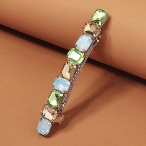 Crystal Barrettes Hair Clips Women Girls Hair Pins Headpiece Party Jewelry