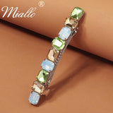 Crystal Barrettes Hair Clips Women Girls Hair Pins Headpiece Party Jewelry