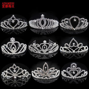 Wedding Tiara Bridal Crown Rhinestone Crystal Love Heart Headband Accessories