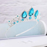 Crystal Crown Pearl Headband Tiara for Girls
