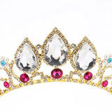 Crystal Crown Pearl Headband Tiara for Girls