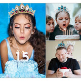 Crystal Crown Pearl Headband Tiara for Girls