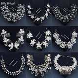 Crystal Flower Pearl Headband for Wedding Hair
