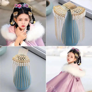 Vintage Hair Fork Comb Hanfu Accessories Women Hairpin Jewelry